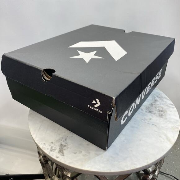 Converse Lugged Heel Platform Sneakers Women's 10 Black Patent Leather NIB - Picture 14 of 16